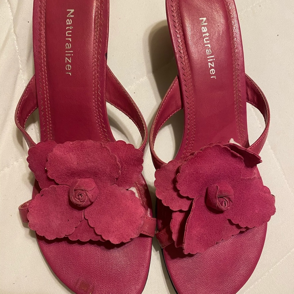 Pretty high heels slippers